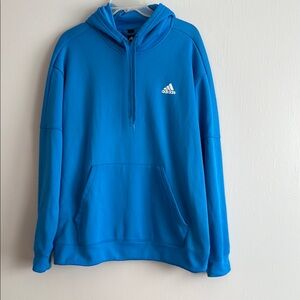 Blue adidas hoodie